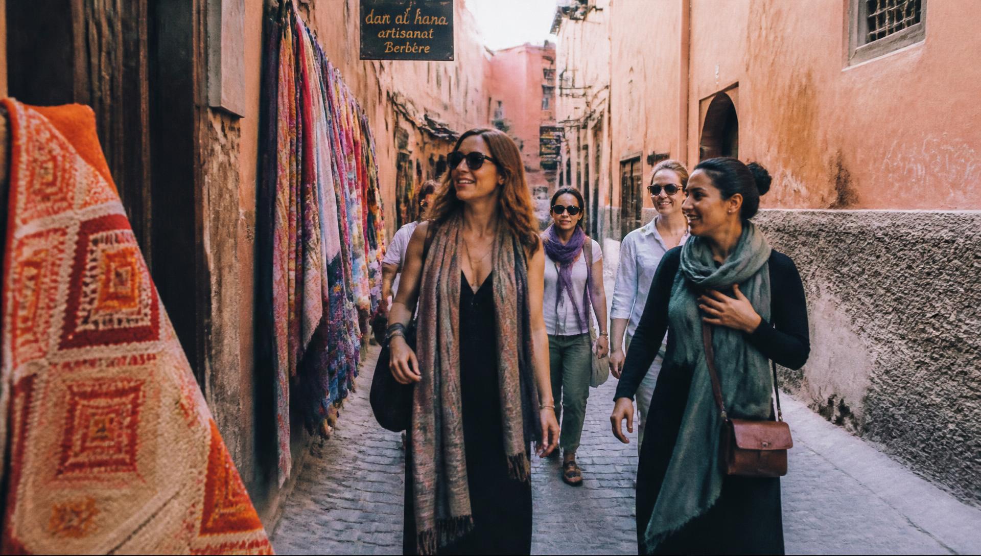 Viagem solo e grupos de mulheres